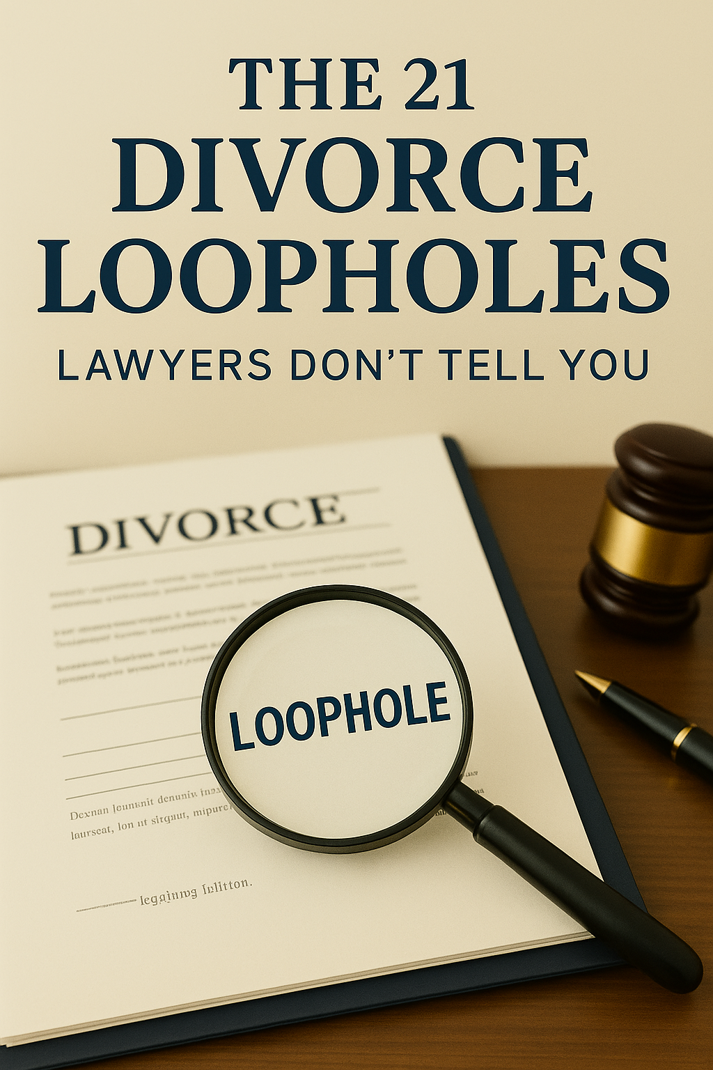 The 21 Divorce Loopholes Lawyers Don’t Tell You™